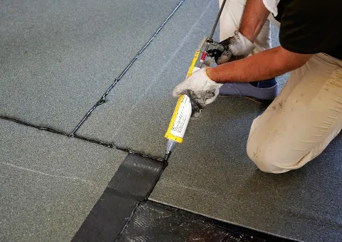 トップシート間のコーキング処理