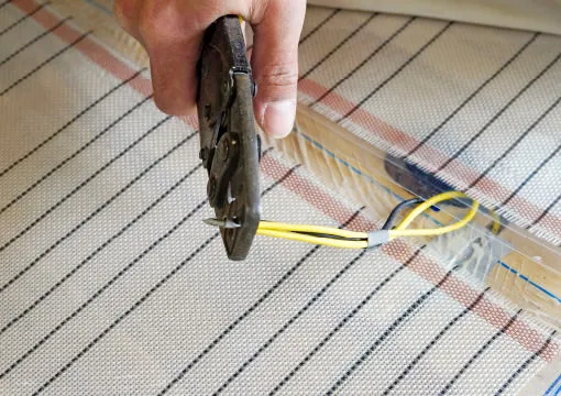 ヒーターの結線
